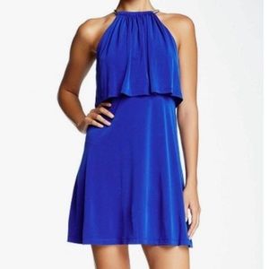 Royal Blue Halter Dress